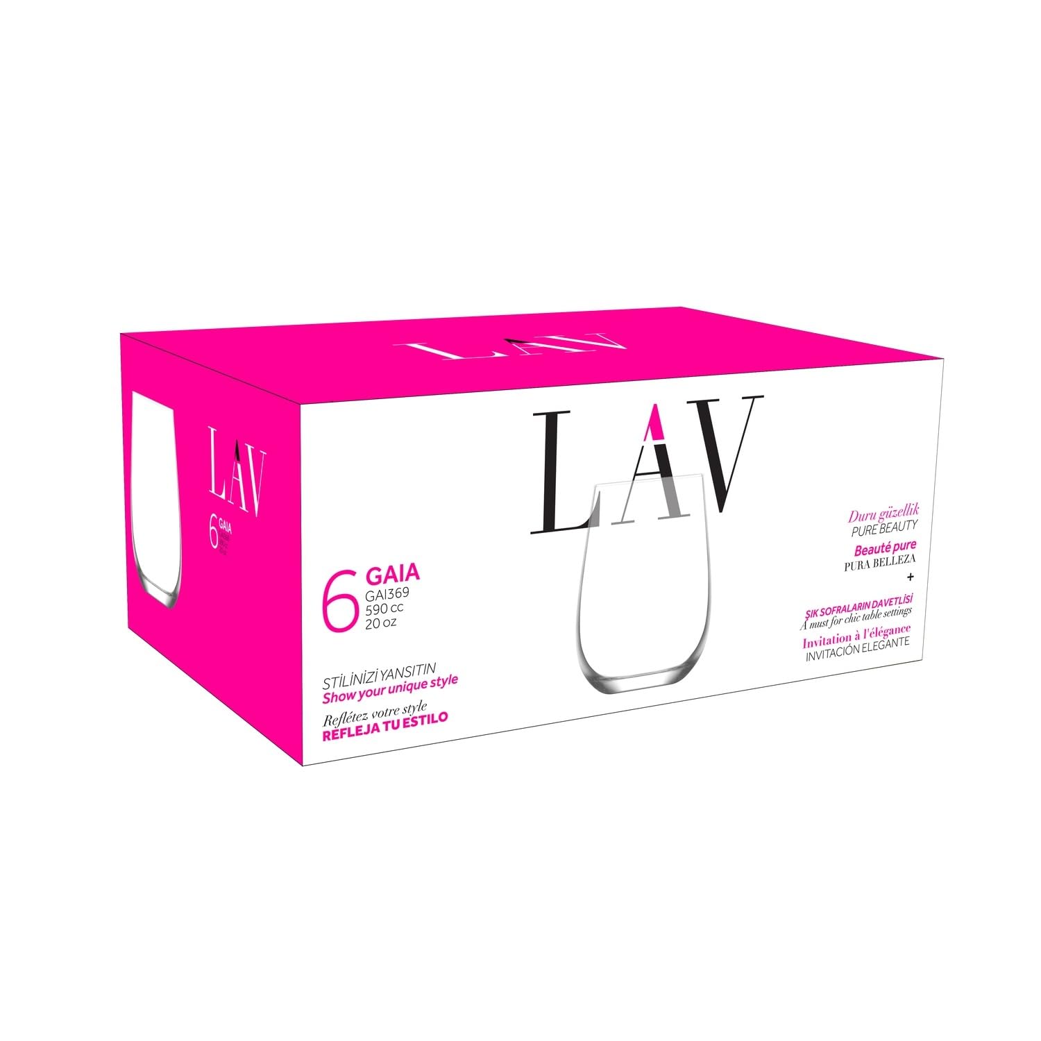 Lav Gaia 6'lı Goblet