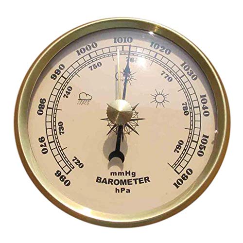 Thermometer 70mm Barometer Barometer Thermometer Wandmontage Metall Hygrometer Multifunktions Wetterstation Tragbare Präzisionssimulation