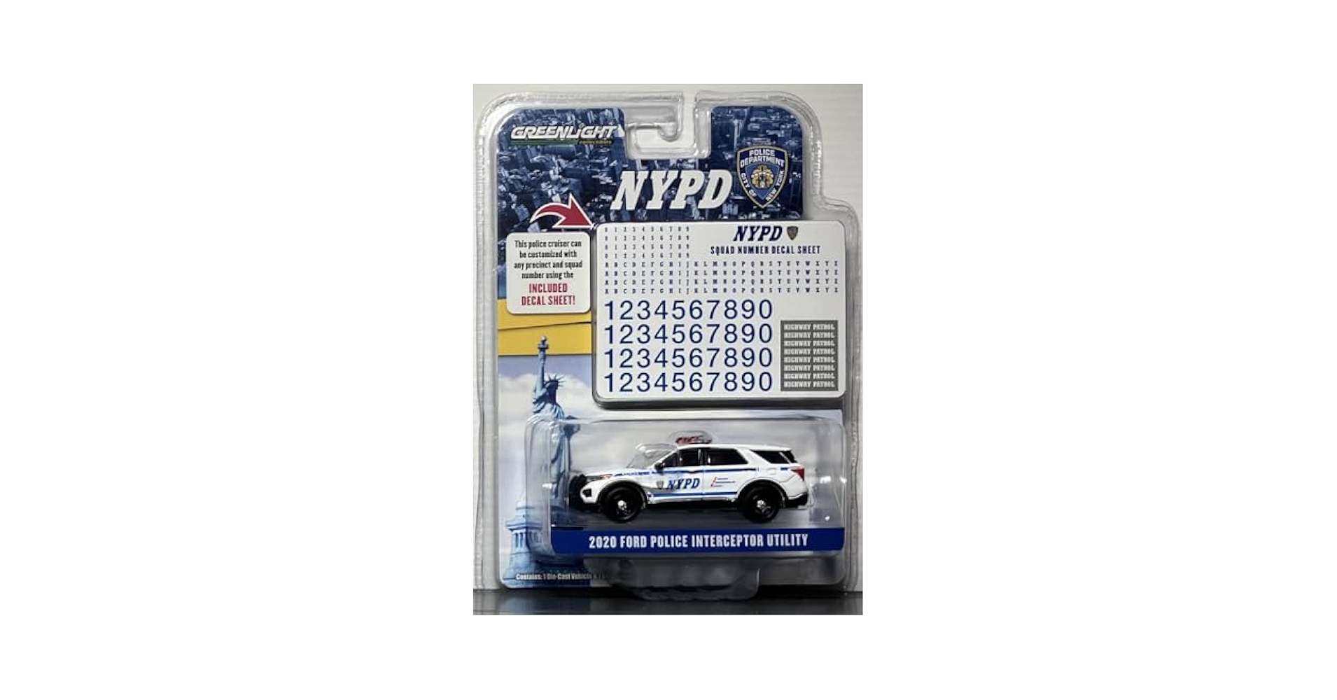 【超破格】グリーンライト　POLICE　7台セット Amazon | グリーンライト 1/64 フォード インターセプター