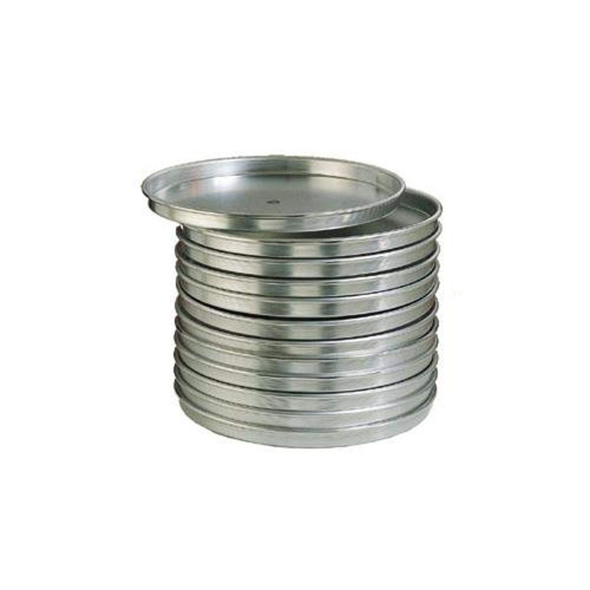 American MetalcraftHA4012 Pizza Pans, 12.65" Length x 12.6" Width, Silver