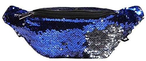 Marsupio Paillettes blu