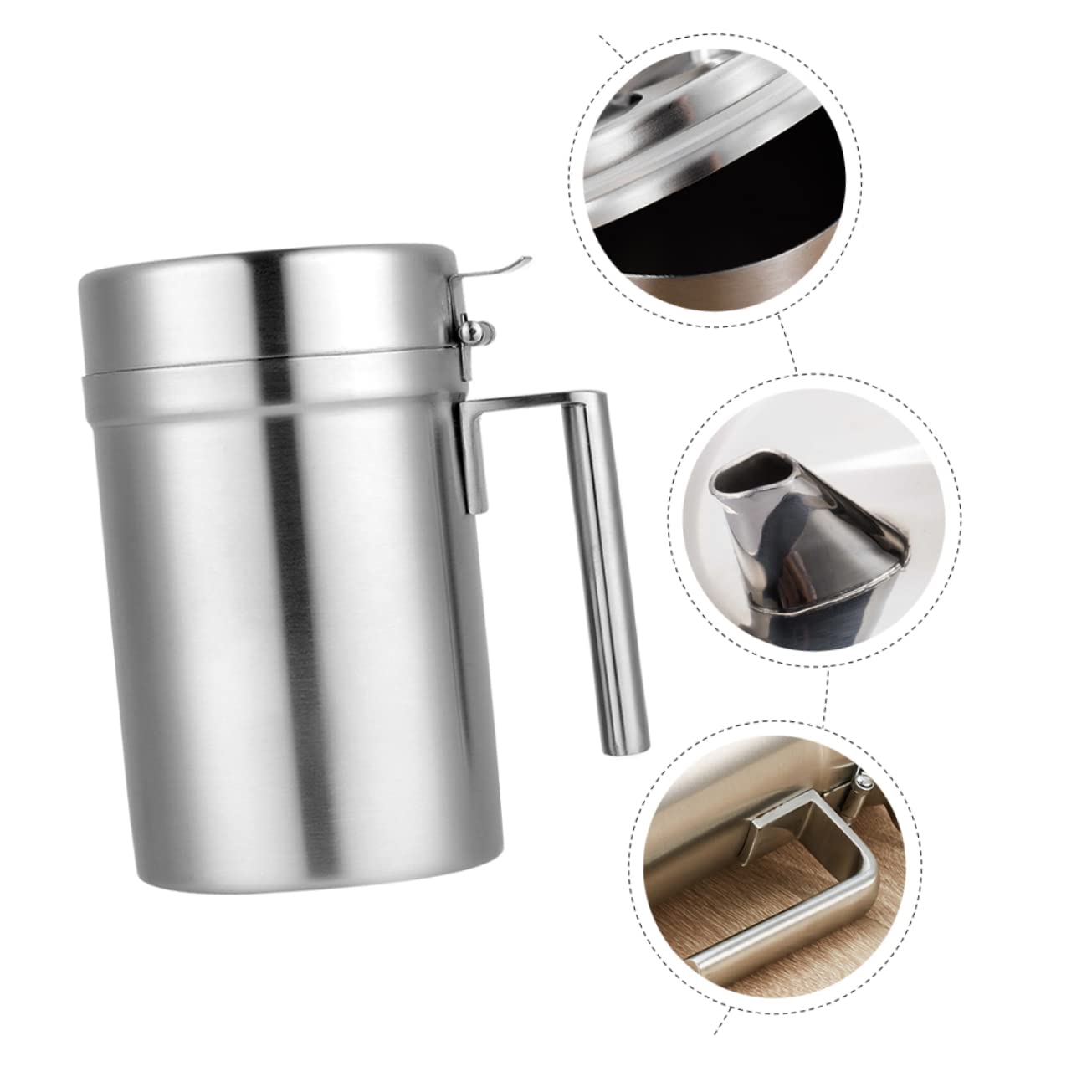LIFKOME Botella Dispensadora De Aceite De Cocina Recipiente Para Vinagre y Salsa De Soja Aceitera Práctica Para Cocinar Restaurantes y Barbacoas Dispensador De Aceite