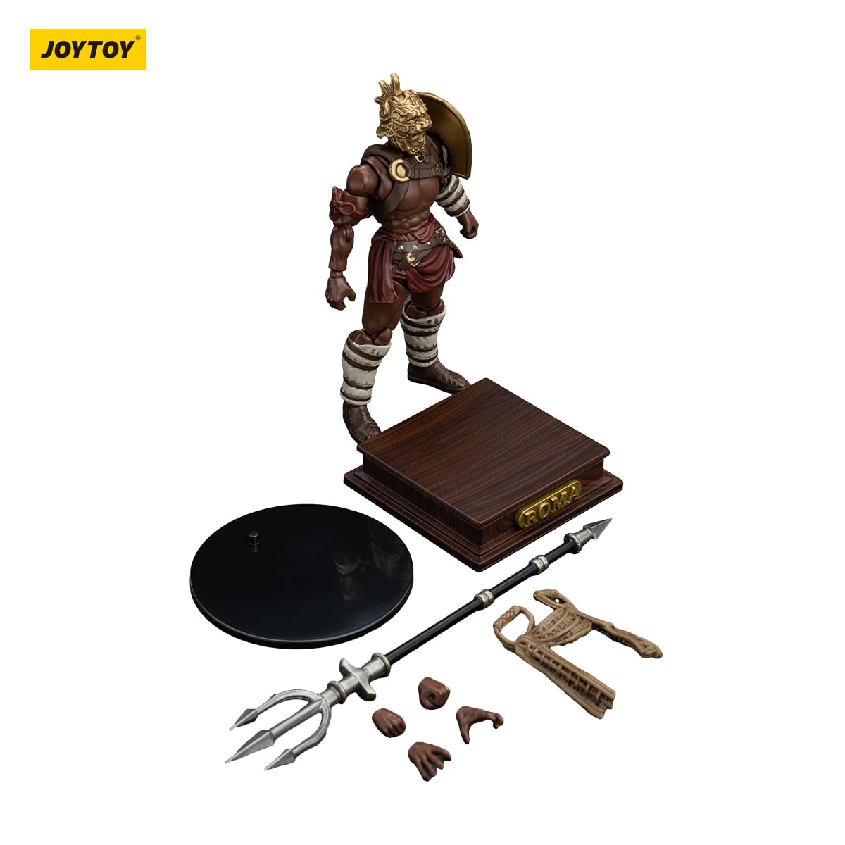 Amazon | JOYTOY 1/18 闘争ローマの剣闘士 レティアリウス