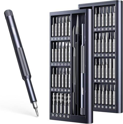 JOREST 50 en 1 Juego de Destornilladores Precision, Magnéticos Kit de Herramientas Reparación Portátil con Torx, Triangular, Estrella, para Macbook, iphone, Switch, PS4, PS5, Xbox, Laptop, Gafas, Toy