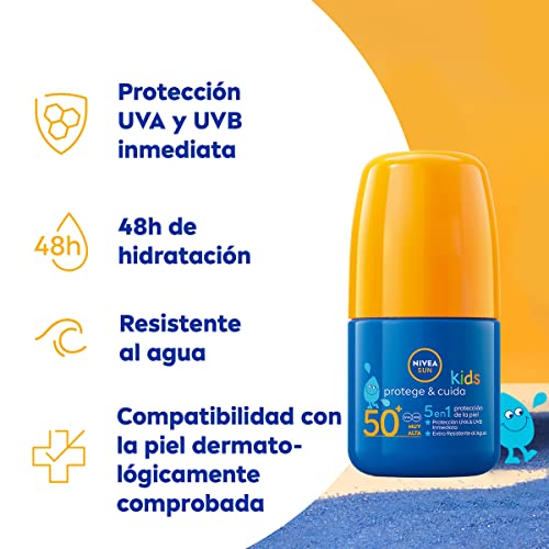 Nivea Sun Protect & Play Roll On Solar Spf50 50ml - vue 3