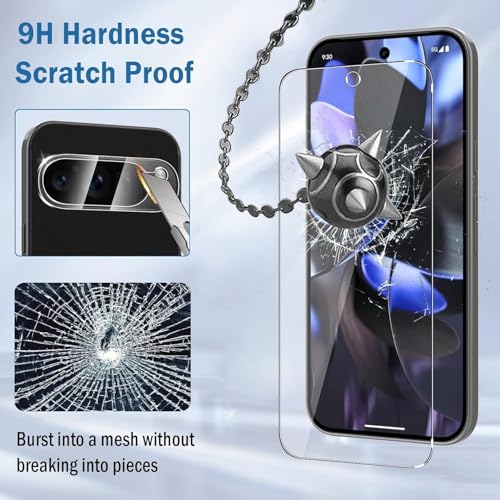 Image of SHILD Advanced HD+ Tempered Glass Screen Protector for Google Pixel 9 /9 Pro - Edge-to-Edge Full Screen Coverage, Anti-Scratch, Bubble-Free Installation Kit