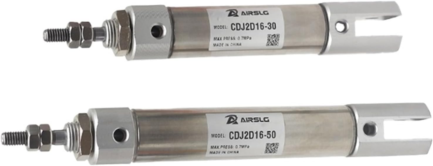 Mini pneumatyczny pojedynczy kij Cylinder pneumatyczny CJ2D dwustronnego działania z pojedynczym prętem Sworznie sworzniowe Skok 5–100 mm Otwór 10 mm/16 mm(Stroke 55mm,CJ2D10 Bore10mm)