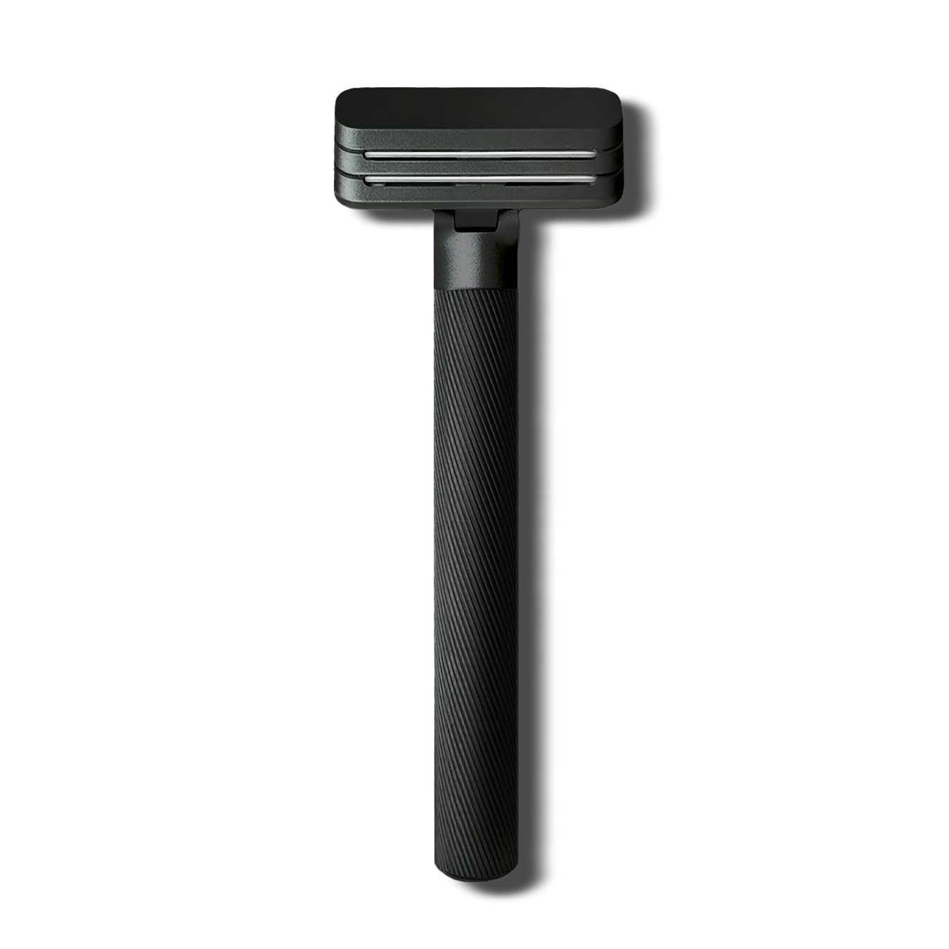 Form Razor | Rasoio di sicurezza a doppia lama in alluminio con 10 lame a bordo singolo, soluzione di rasatura ecologica ed economica per uomini e donne (nero)