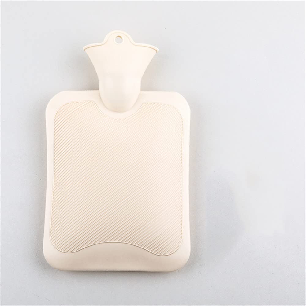 Bolsa Agua Caliente Para Calentar Manos Botella De Agua Caliente Con Funda De Forro Polar, Bolsa De Agua Caliente Para Aliviar El Dolor En La Espalda, Cuello, Noches Acogedoras Botella De Agua Calient