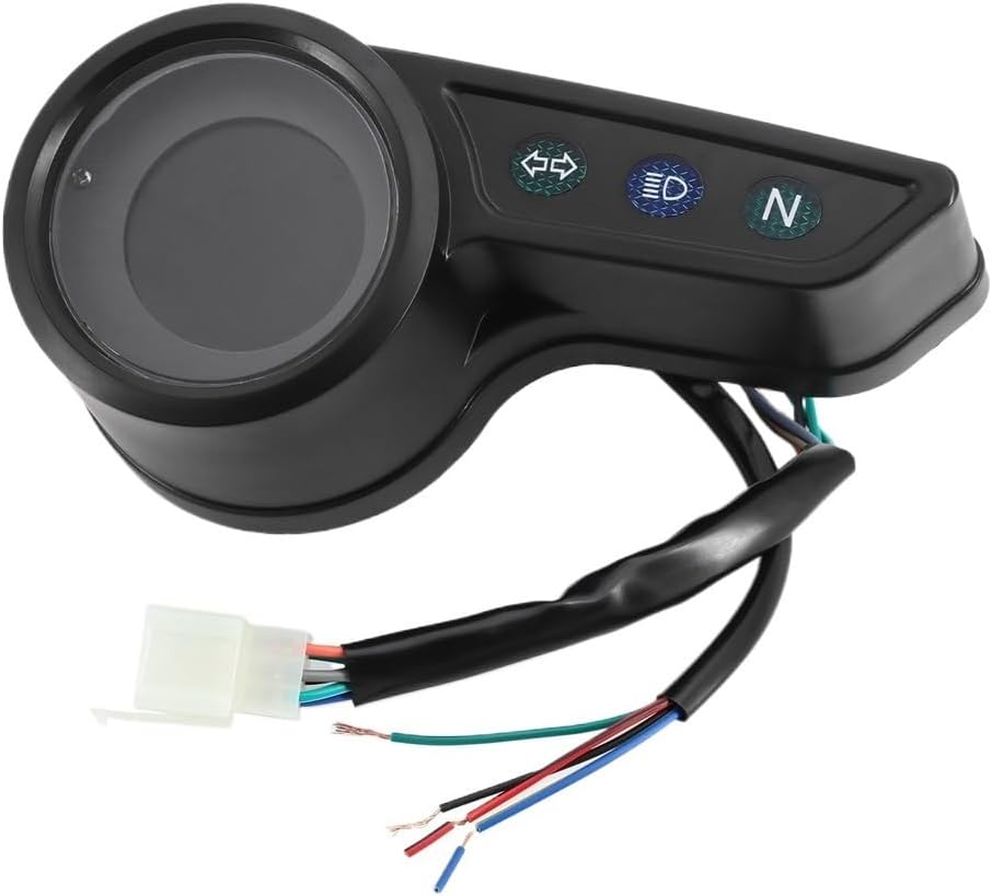 Motorcycle Odometer Gauge Motorcycle LED Digital Tachometer Backlight Odometer Meter Oil level Dashboard Universal For All Motorcycle