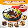 Taco Tuesday Kit - Taco Bar Serving Set for a Party with 33oz Heated Pot, 4 Taco Holders, Detachable Lazy Susan Tray, Perfect for Parties, Nachos Taco Night Fiesta Unique Couple & Housewarming Gift
