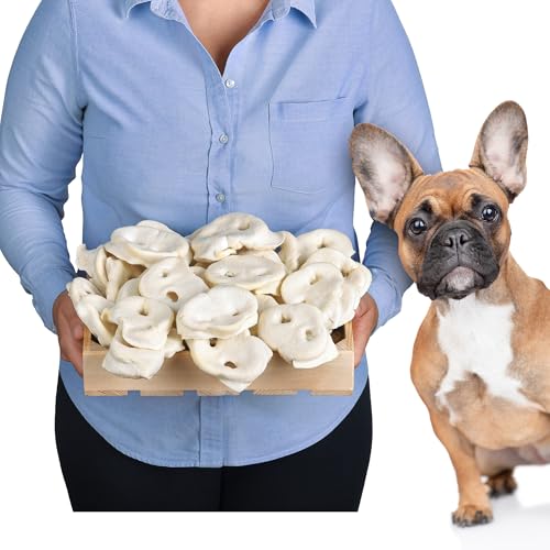 Schweinenasen für Hunde 500g (ca. 15-20 Stück) | Getrocknete Schweinenasen Kausnack | 100% natürlich | Getreidefrei | Luftgetrocknet | Kauartikel für kleine & große Hunde