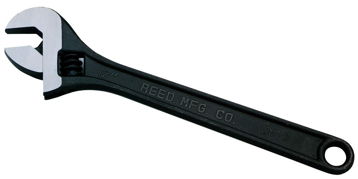 Reed Narzędzie CWB15 czarny tlenek wykończenie klucz nastawny, 38 cm