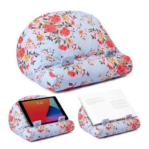 Book Couch Soporte para iPad | Soporte para Tableta | Soporte para Libros | Almohada de Lectura | Leer en la Cama en Casa | Soporte Cojín para Tableta | Regalo para Lectores