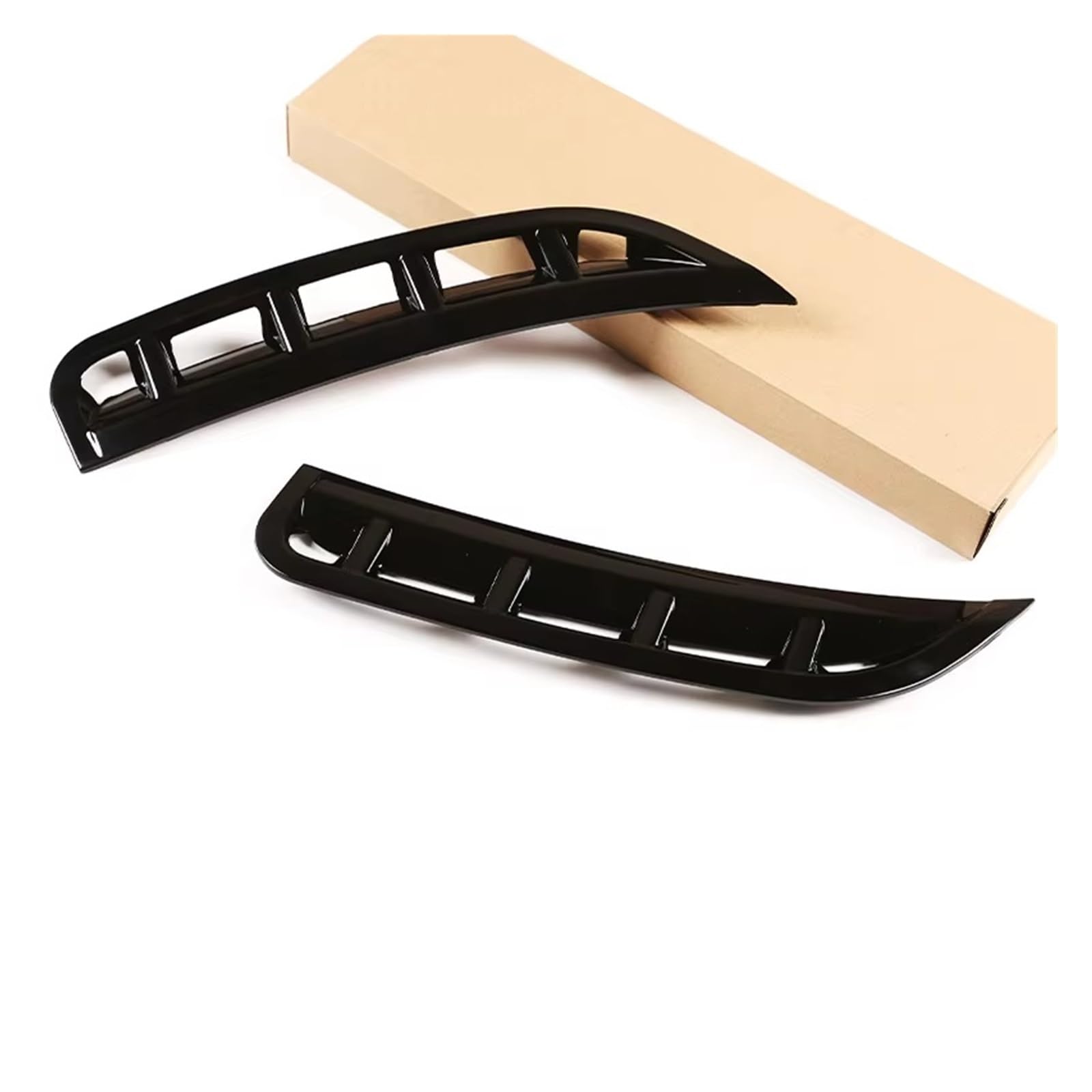 Car Interior for Benz for GLE Class W167 V167 GLE350/GLE450 AMG GLE53 20-22 Front Bumper Side Air Outlet Trim Cover Car Accessories Trim Sticker Accessories(Black)