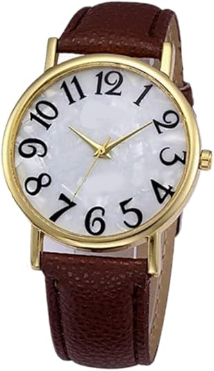 Faux Marble Face Leather Watches Fashion Geneva Watches Casual Watches Watch Straps Fashion Geneva Watch