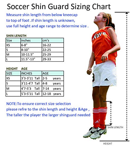 Aufense Soccer Shin Guards For Toddlers Kids - Durable Shin Pads With Adjustable Straps For Ages 2-14 Boys And Girls (Black, M) #TOP4