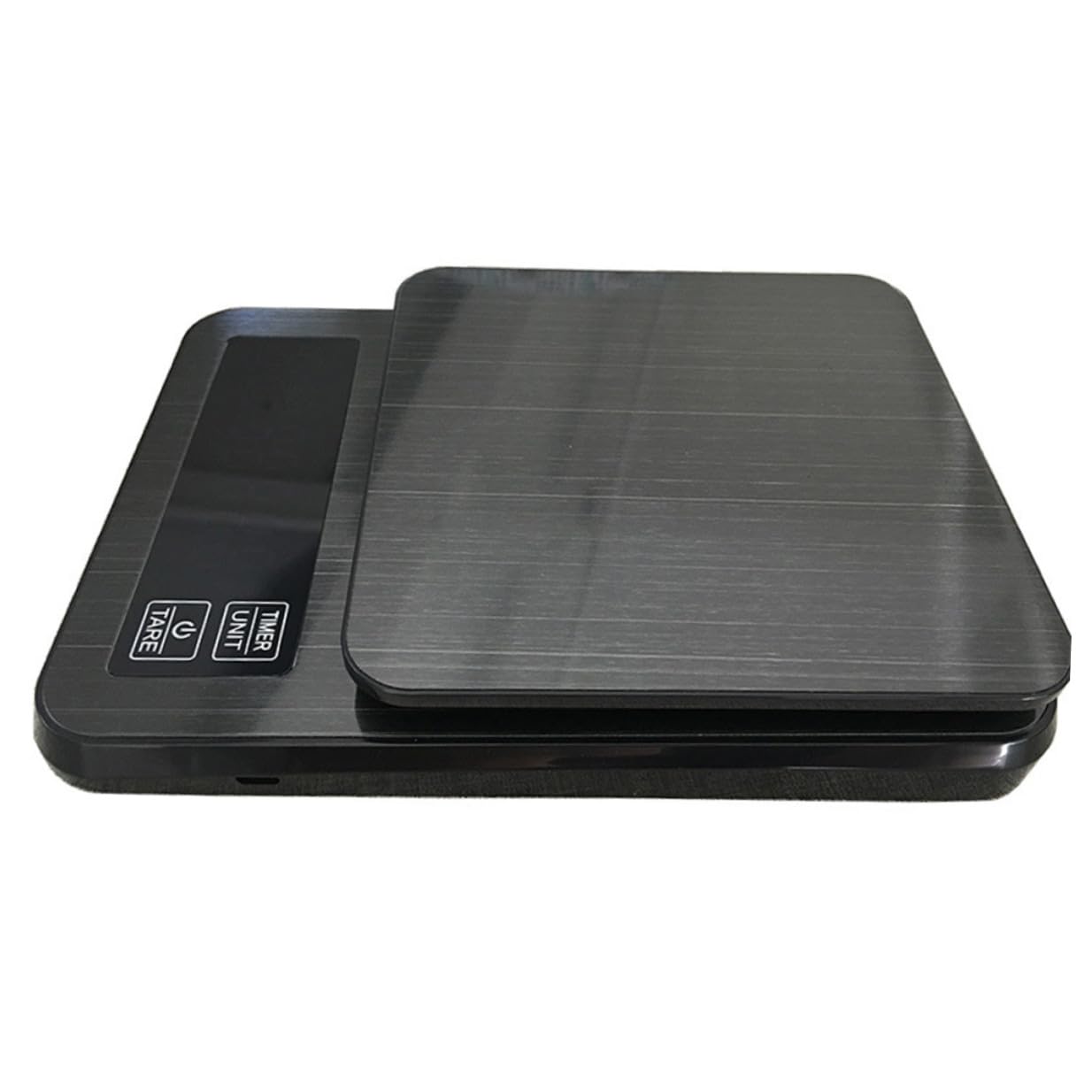 Báscula Digital para Alimentos con Temporizador y Pantalla LED Grande, Capacidad 5kg, Adecuado para Cocinar y Hornear con Sensores de Alta Precisión