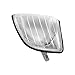 KACEPAR Front Corner Light Side Marker Light Cover Clear Lens, 1408260543 1408260643, 1992-1999 Compatible with Mercedes Benz S Class W140, Park Signal Corner Marker Light Lens Housing
