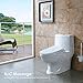 UFFU Bidet Toilet Seat, UFFU Smart Bidet Seat, Easy DIY Installation, Adjustable Heated Seat and Water with Air Dryer, Advanced H/C Massage, Nightlight, Remote Control