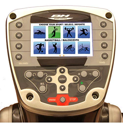 BH Fitness Vibrationsplatte YV20RS Vibro GS, grau-Silber, 70 x 70 x 134 cm, YV20RS – Bild 3