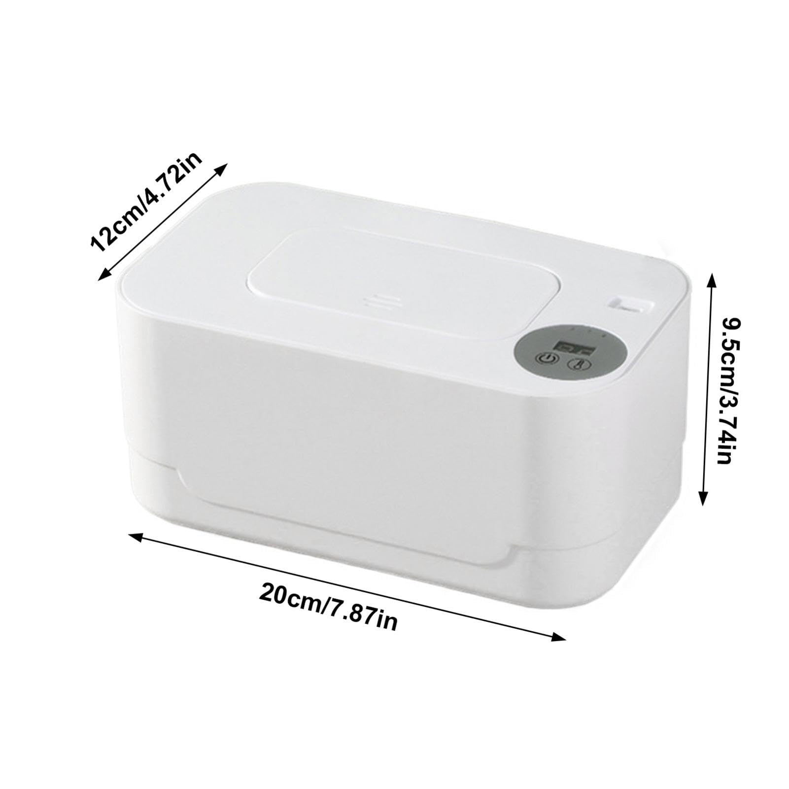 Luckxing Feuchttücherwärmer - Schnell erwärmender LED-USB-Wischtuchwärmer-Tücherspender,Baby Supplies Wischtuchhalter, kabellos, mit Temperaturanzeige, intelligente konstante Temperatur