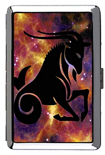 Niedlicher Edelstahl-Identifikations-oder Zigaretten-Kasten  König Size  Astrologie Astrologie Astrologie Astrologie-Themen des Visitenkarte-Halters