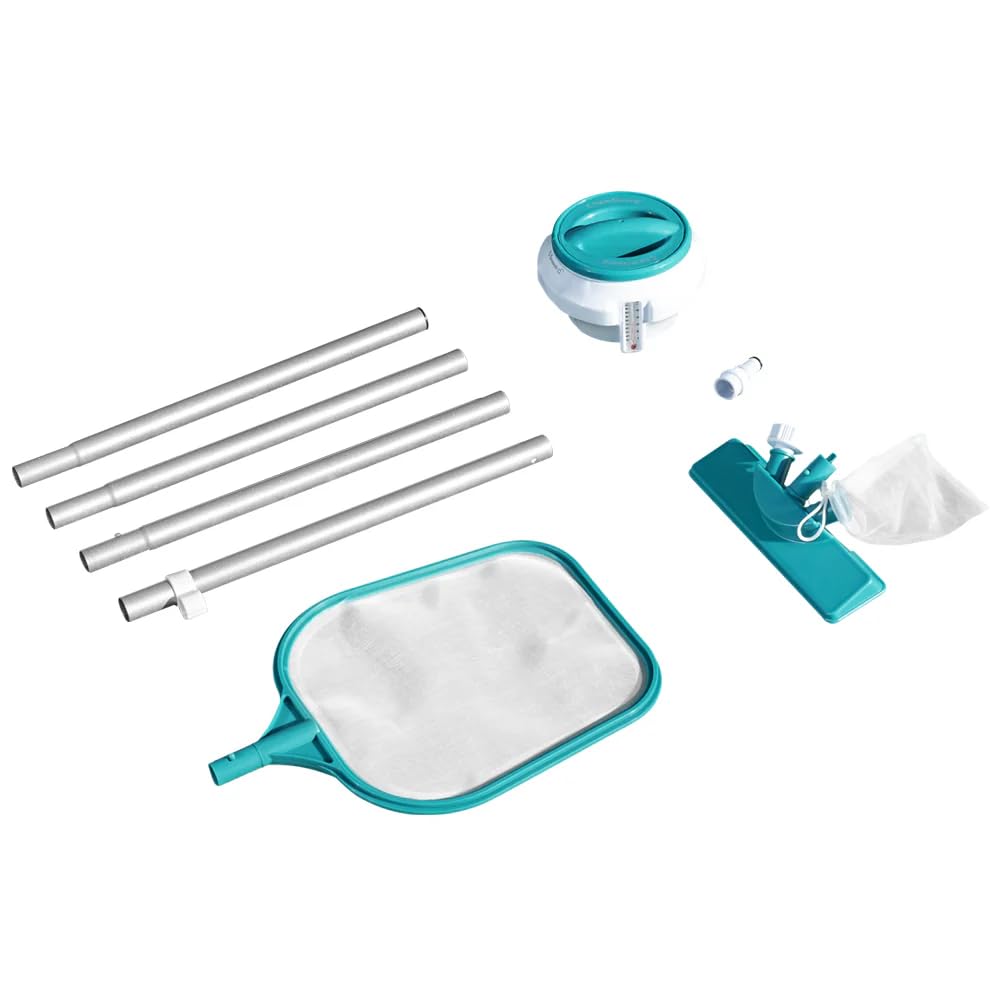 Bestway Poolpflege Komplett-Set AquaClear Deluxe für Poolgrößen bis 396 cm