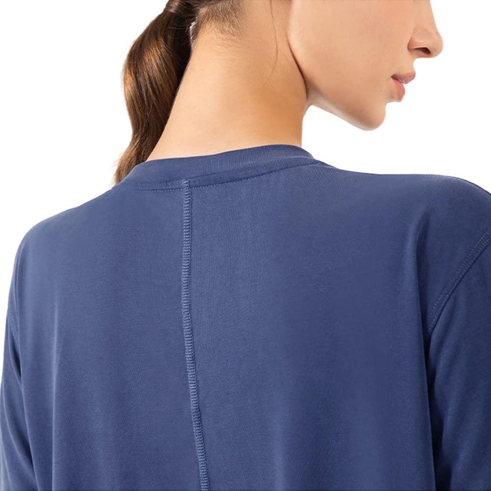 Hanyomo Donna Fitness Allenamento Top Corto Manica Corta Yoga Magliette Atletico Running Magliette Sportive