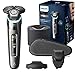 Philips S9987/59 Rasoio Elettrico Wet & Dry Shaver Series 9000, Sensore Pressure Guard, Lame Dual SteelPrecision, Testato Dermatologicamente, Testine Flessibili 360-D