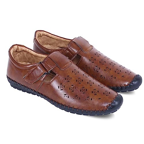 Image of DFR Ethnic Traditional Casual Loafer Sandal Juti Shoe for Men