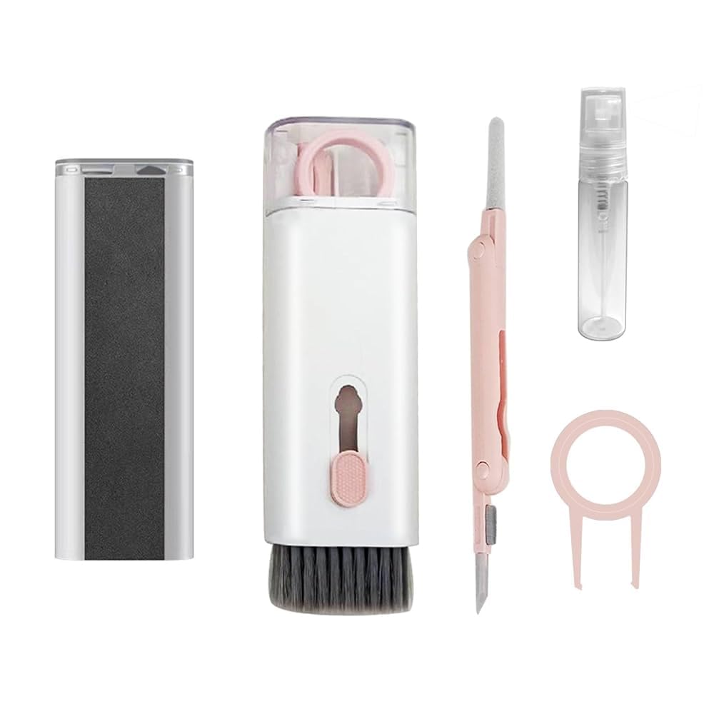 7 in 1 Electronic Cleaner kit Cleaning Kit for Monitor Keyboard MacBook iPad iPhone iPod, Screen Dust Brush Including Soft Sweep, Swipe Cleaner Pen, Key Puller and Spray Bottle-image-32
