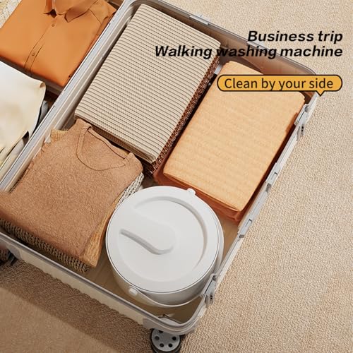 Image of Portable Foldable Washing Machine, Mini USB-Powered Laundry Washer for Travel and Dorm, Gentle Cleaning for Baby Clothing, Underwear, and Socks