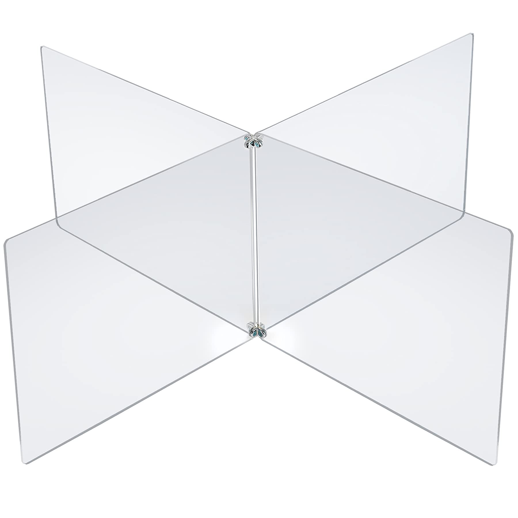 Buy Azar Displays 179144 Clear Acrylic 4Way Divider Shield for Table