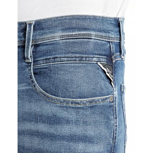 Replay Para Hombre. M914Y.000.661990 Jeans Stretch Denim Azul (32/32), Casual, AlgodóN - 6