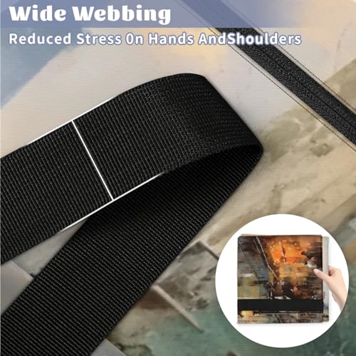 Watercolor City Extra Large Moving Bags Heavy Duty Storage Bags Colorful City Cloth Wrap Around Handles Double Zipper Reusable Convenient Foldable Storage Tote for Travel Camping Space Save4