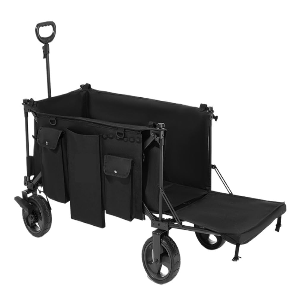 vrfvsdasAAS camping cart， Trailer Gathering Outdoor Picnic Cart Portable Camping Foldable Trolley
