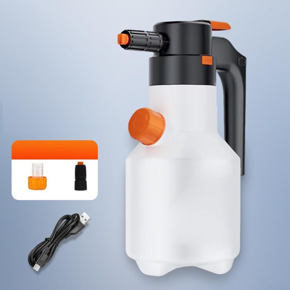 Mousseur Électrique Auto 1.5L Jet pour précis Mousseur Électrique(White)