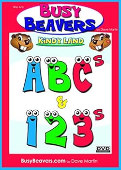 DVD Busy Beavers Kindyland Presents ABCs and 1-2-3s Book
