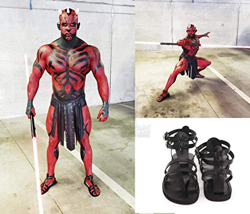 Men gladiator handmade leather sandals Greek Roman all Sizes - FASCINATION4