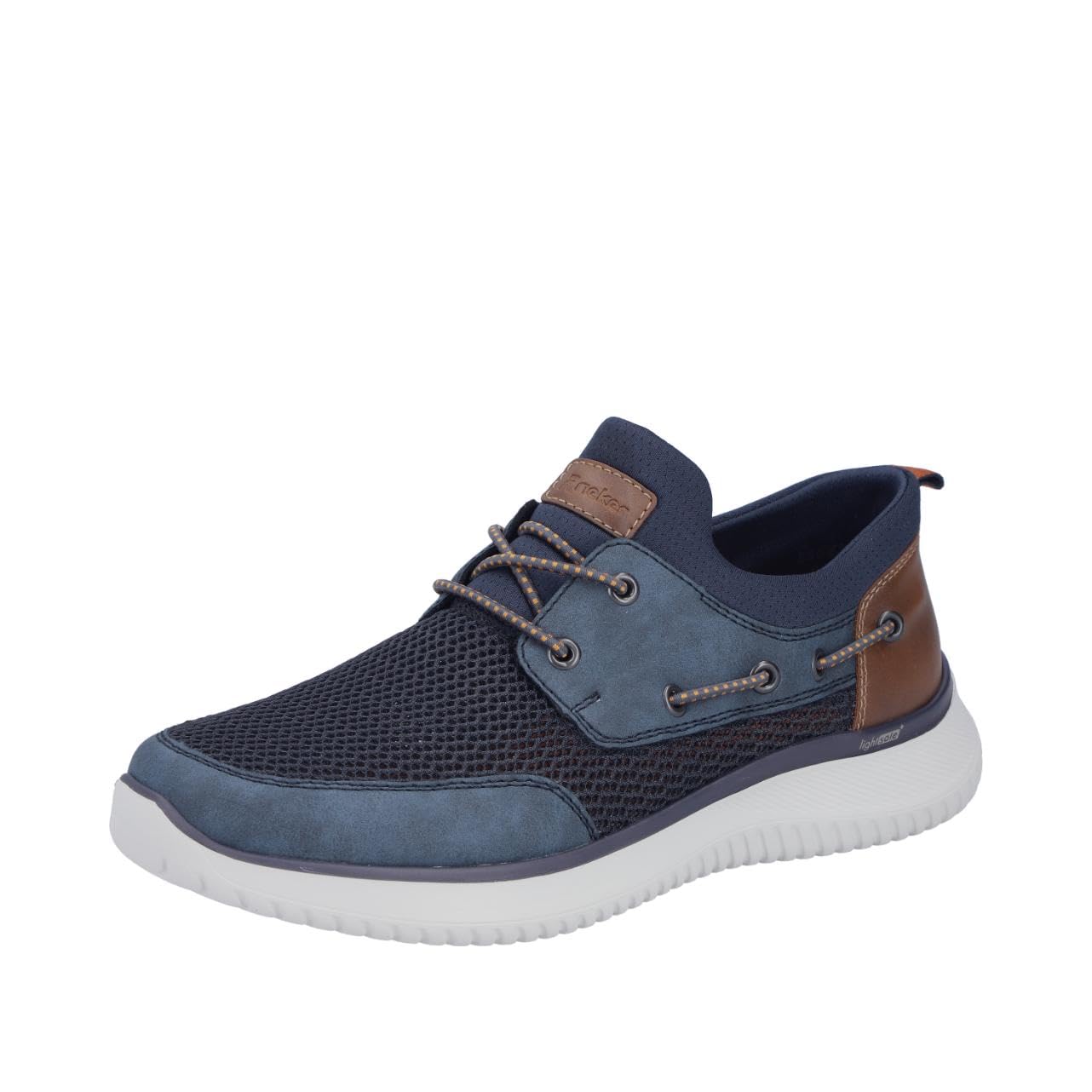 Rieker Slipper Weite G + blau