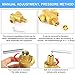 Water Pressure Regulator 3/4 inch with Gauge, Made of 100% High Hardness Brass, Adjustable Water Pressure Reducing Valve Water for Home DN20