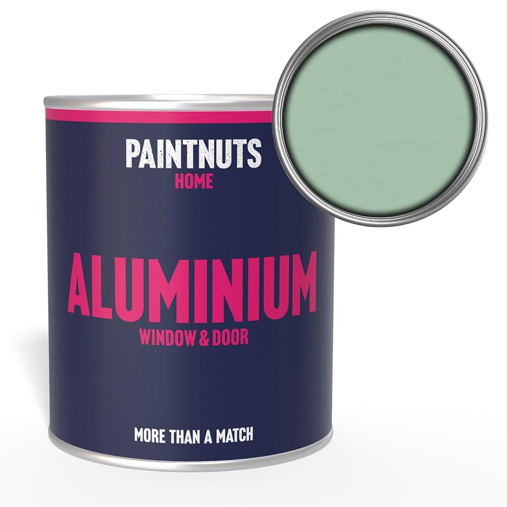 Paintnuts Aluminium Window & Door Paint - NCS-3010-G10Y - CHARTWELL GREEN Satin 2.5 Litre Tin — image 1