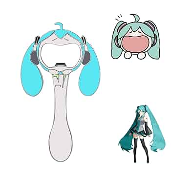 Amazon.co.jp: （RGGHSADD）初音 栓抜き 冷蔵庫マグネット 初音