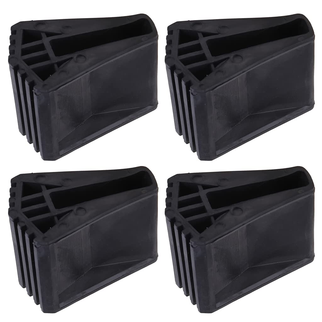 4 Pcs Non Slips Ladder Rubber Feet Mat Ladder Feet Rubber Cover Foot Cushion Parts Replacement Foot Covers