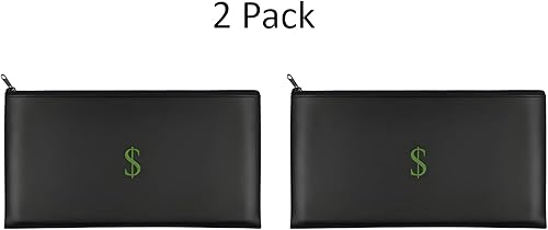 Miniatura 10 de Efectivobolsa de dinerobolsa tamaño perfecto, impermeable, 7.7 in x 3.9 in, bolsa de viajebolsa con icono de efectivosímbolodólar$ signo.
