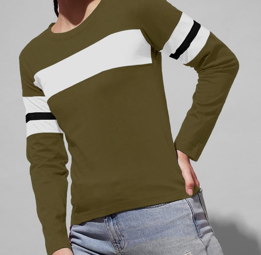 Image of THE DRY STATE Women Cotton Half Sleeve Round Neck Tshirt