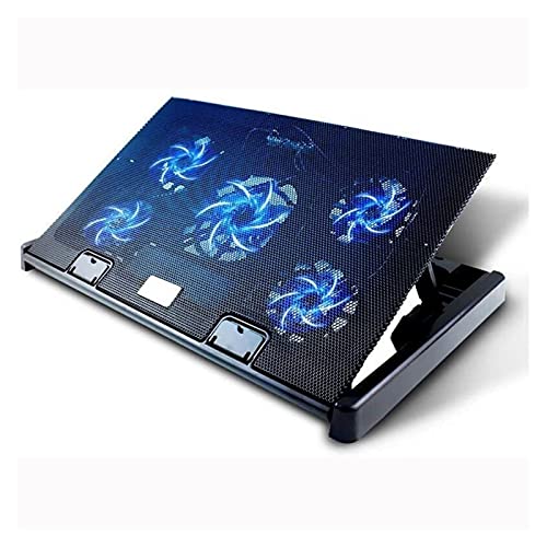 Base refrigerante para laptop 12-17 pulg con 5 ventiladores miniatura 1