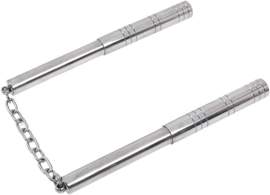 Arz Steel Nan Chaku, Standard (Silver) Nun Chaku