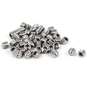 Uxcell M4 Edelstahl Kegelstifte 50 Stk